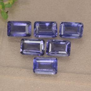 Achetez naturel 3,13ct bleue iolite gems, taille émeraude, en provenance madagascar chez gemselect. en stock, livraison internationale!