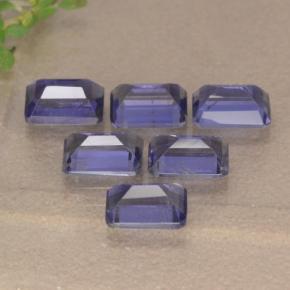 Achetez naturel 3,13ct bleue iolite gems, taille émeraude, en provenance madagascar chez gemselect. en stock, livraison internationale!
