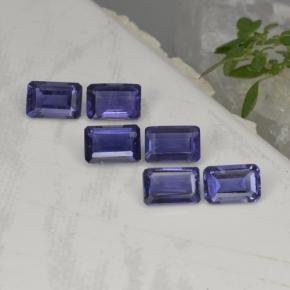 Achetez naturel 3,20ct bleue iolite gems, taille émeraude, en provenance madagascar chez gemselect. en stock, livraison internationale!