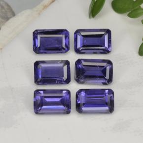 Achetez naturel 2,97ct bleue iolite gems, taille émeraude, en provenance madagascar chez gemselect. en stock, livraison internationale!