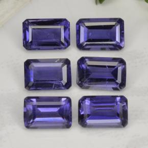 Achetez naturel 2,97ct bleue iolite gems, taille émeraude, en provenance madagascar chez gemselect. en stock, livraison internationale!