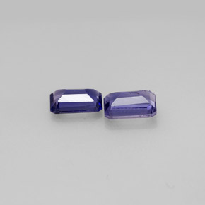 Achetez naturel ct bleue iolite gems, taille émeraude, en provenance madagascar chez gemselect. en stock, livraison internationale!