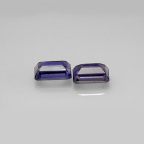 Achetez naturel ct bleue iolite gems, taille émeraude, en provenance madagascar chez gemselect. en stock, livraison internationale!