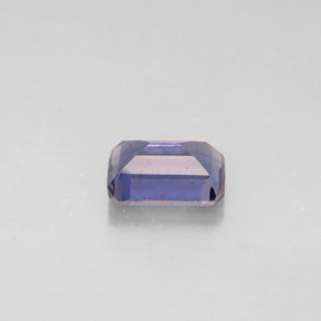 Iolite bleue naturelle taille émeraude, 0,46 ct, VS