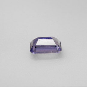 Iolite bleue naturelle taille émeraude, 0,48 ct, VS