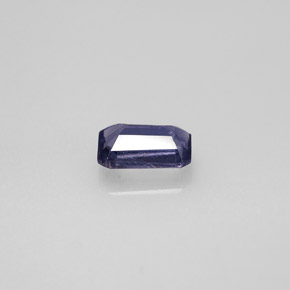 Iolite Violet Bleu naturelle Taille émeraude, 0.49 ct, VS