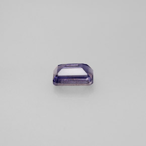 Iolite bleue naturelle taille émeraude, 0,52 ct, VS