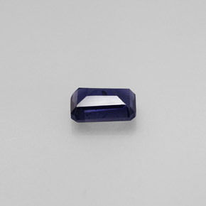 Iolite Violet Bleu naturelle Taille émeraude, 0.51 ct, VS