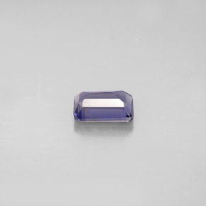 Iolite Violet Bleu naturelle Taille émeraude, 0.51 ct, VS