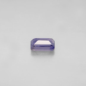Iolite bleue naturelle taille émeraude, 0,48 ct, VS-SI