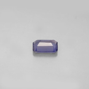 Iolite bleue naturelle taille émeraude, 0,44 ct, VS