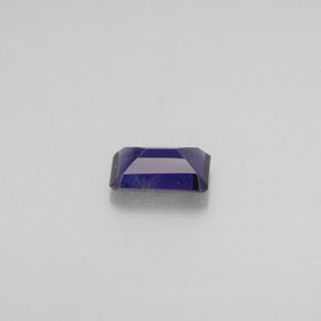Iolite bleue naturelle taille émeraude, 0,36 ct, VS