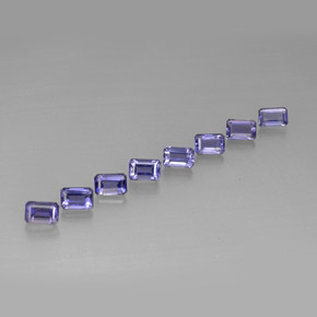 Achetez naturel ct bleue iolite gems, taille émeraude, en provenance madagascar chez gemselect. en stock, livraison internationale!