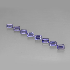 Achetez naturel ct bleue iolite gems, taille émeraude, en provenance madagascar chez gemselect. en stock, livraison internationale!