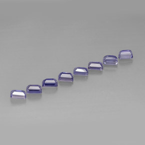 Achetez naturel ct bleue iolite gems, taille émeraude, en provenance madagascar chez gemselect. en stock, livraison internationale!