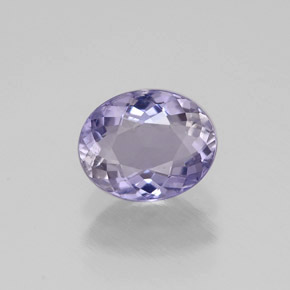 Iolite violet naturelle coupe ovale, 0,70 ct, VVS-VS