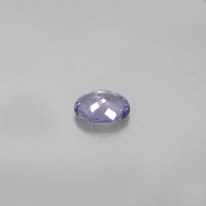 Iolite bleue naturelle coupe ovale, 0,57 ct, VVS-VS