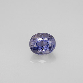 Iolite Violet Bleu naturelle Coupe ovale, 0.44 ct, VS