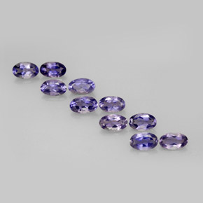 Achetez naturel ct Violet Bleu Iolite gems, Coupe ovale, En provenance Madagascar chez GemSelect. En stock, livraison internationale!