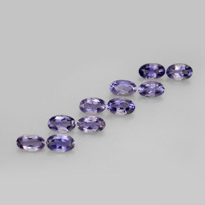Achetez naturel ct Violet Bleu Iolite gems, Coupe ovale, En provenance Madagascar chez GemSelect. En stock, livraison internationale!