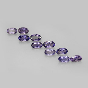 Achetez naturel ct Violet Bleu Iolite gems, Coupe ovale, En provenance Madagascar chez GemSelect. En stock, livraison internationale!