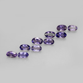 Achetez naturel ct Violet Bleu Iolite gems, Coupe ovale, En provenance Madagascar chez GemSelect. En stock, livraison internationale!
