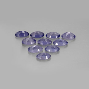 Achetez naturel ct bleue iolite gems, coupe ovale, en provenance madagascar chez gemselect. en stock, livraison internationale!