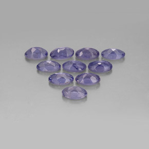 Achetez naturel ct bleue iolite gems, coupe ovale, en provenance madagascar chez gemselect. en stock, livraison internationale!