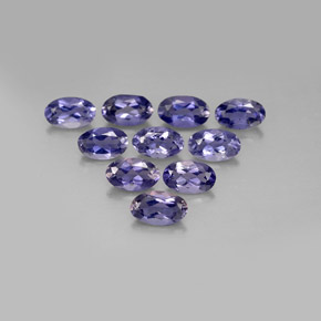 Achetez naturel ct Violet Bleu Iolite gems, Coupe ovale, En provenance Madagascar chez GemSelect. En stock, livraison internationale!