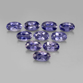 Achetez naturel ct Violet Bleu Iolite gems, Coupe ovale, En provenance Madagascar chez GemSelect. En stock, livraison internationale!
