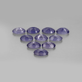 Achetez naturel ct Violet Bleu Iolite gems, Coupe ovale, En provenance Madagascar chez GemSelect. En stock, livraison internationale!
