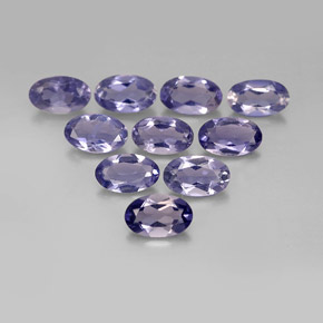 Achetez naturel ct bleue iolite gems, coupe ovale, en provenance madagascar chez gemselect. en stock, livraison internationale!