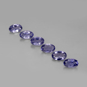 Achetez naturel ct bleue iolite gems, coupe ovale, en provenance madagascar chez gemselect. en stock, livraison internationale!