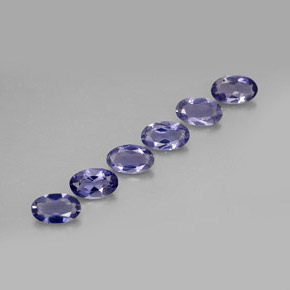 Achetez naturel ct bleue iolite gems, coupe ovale, en provenance madagascar chez gemselect. en stock, livraison internationale!