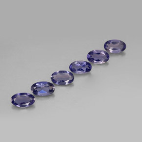 Achetez naturel ct Violet Bleu Iolite gems, Coupe ovale, En provenance Madagascar chez GemSelect. En stock, livraison internationale!