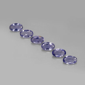 Achetez naturel ct bleue iolite gems, coupe ovale, en provenance madagascar chez gemselect. en stock, livraison internationale!