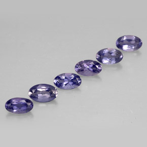 Achetez naturel ct bleu violet iolite gems, coupe ovale, en provenance madagascar chez gemselect. en stock, livraison internationale!