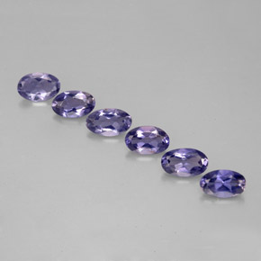 Achetez naturel ct Violet Bleu Iolite gems, Coupe ovale, En provenance Madagascar chez GemSelect. En stock, livraison internationale!