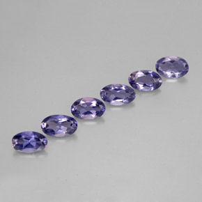Achetez naturel ct Violet Bleu Iolite gems, Coupe ovale, En provenance Madagascar chez GemSelect. En stock, livraison internationale!