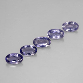 Achetez naturel ct Violet Bleu Iolite gems, Coupe ovale, En provenance Madagascar chez GemSelect. En stock, livraison internationale!