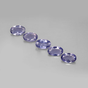 Achetez naturel ct Violet Bleu Iolite gems, Coupe ovale, En provenance Madagascar chez GemSelect. En stock, livraison internationale!