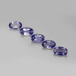 Achetez naturel ct Violet Bleu Iolite gems, Coupe ovale, En provenance Madagascar chez GemSelect. En stock, livraison internationale!