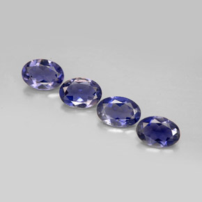 Achetez naturel ct bleu violet iolite gems, coupe ovale, en provenance madagascar chez gemselect. en stock, livraison internationale!