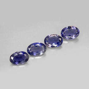Achetez naturel ct bleu violet iolite gems, coupe ovale, en provenance madagascar chez gemselect. en stock, livraison internationale!