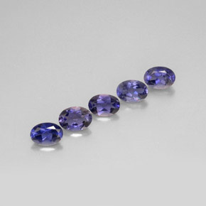 Achetez naturel ct bleue iolite gems, coupe ovale, en provenance madagascar chez gemselect. en stock, livraison internationale!