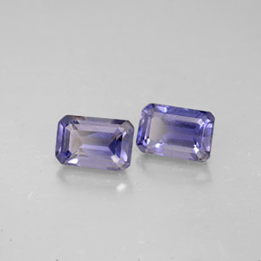 Achetez naturel ct Violet Bleu Iolite gems, Taille émeraude, En provenance Madagascar chez GemSelect. En stock, livraison internationale!