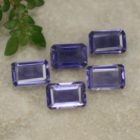 Achetez naturel 2,06ct violet iolite gems, taille émeraude, en provenance madagascar chez gemselect. en stock, livraison internationale!