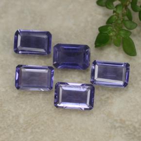 Achetez naturel 2,06ct violet iolite gems, taille émeraude, en provenance madagascar chez gemselect. en stock, livraison internationale!