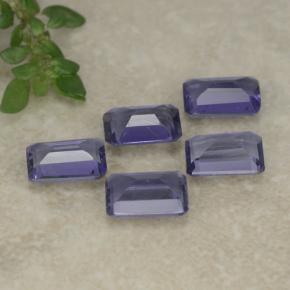 Achetez naturel 2,06ct violet iolite gems, taille émeraude, en provenance madagascar chez gemselect. en stock, livraison internationale!