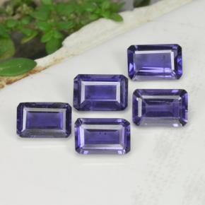 Achetez naturel 2,52ct bleue iolite gems, taille émeraude, en provenance madagascar chez gemselect. en stock, livraison internationale!